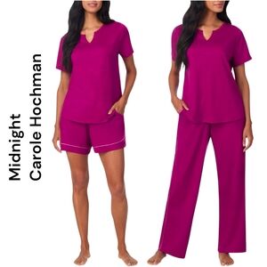Midnight by Carole Hochman | Women's Pajamas Lounge Set | Pink | Large